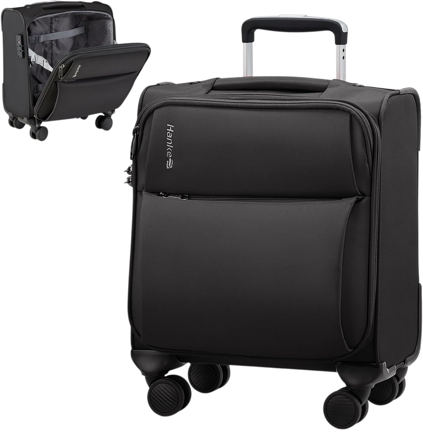 16-Inch Rolling Under Seat Luggage by Hanke